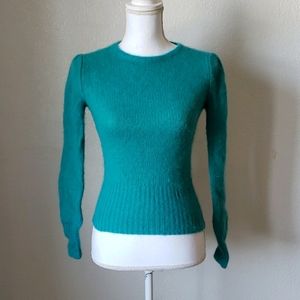 Angora Teal Sweater